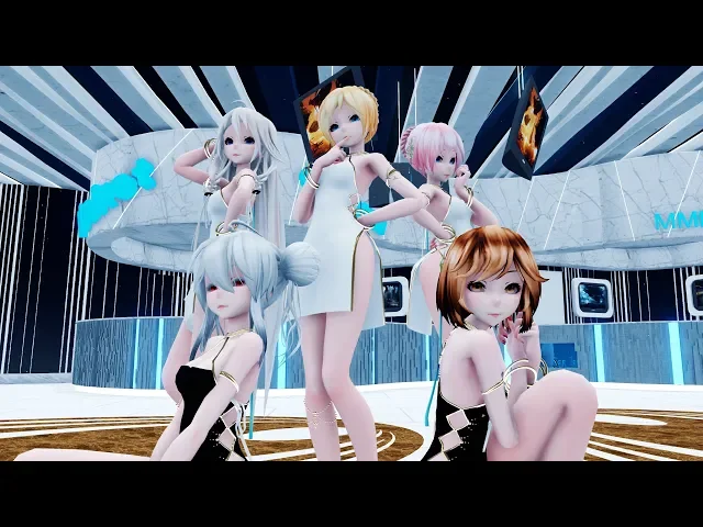【mmd】気まぐれメルシィ/kimagure mercy「cover dance by lily,haku,luka,ia,meiko」